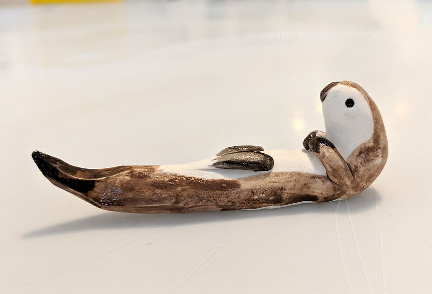 I Challenged Myself To Draw 101 Otters And Then Decided To Sculpt Them