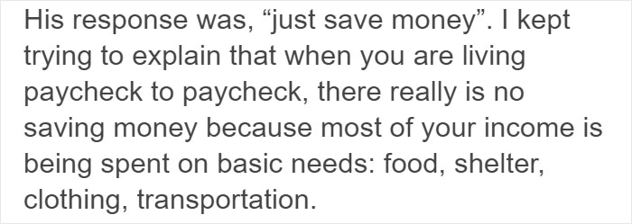 Poor Person Explains What Invisible Poverty Looks Like To His Rich Friend Poor Person Explains What Invisible Poverty Looks Like To His Rich Friend