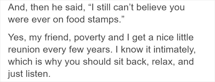 Poor Person Explains What Invisible Poverty Looks Like To His Rich Friend Poor Person Explains What Invisible Poverty Looks Like To His Rich Friend