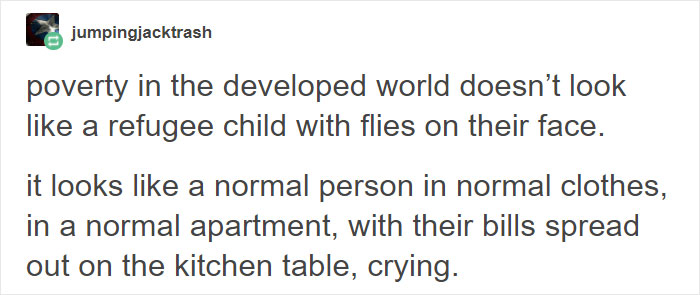 Poor Person Explains What Invisible Poverty Looks Like To His Rich Friend Poor Person Explains What Invisible Poverty Looks Like To His Rich Friend