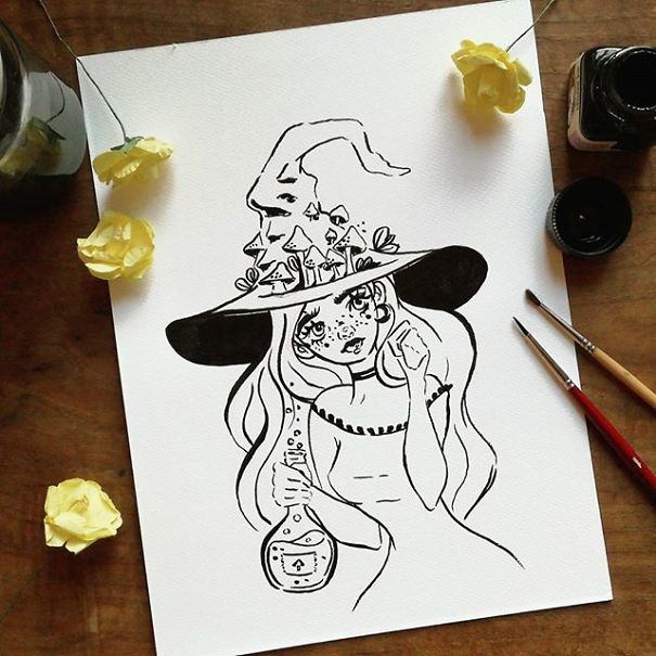 I Create Magical And Whimsical Ink Illustrations (30 Pics)