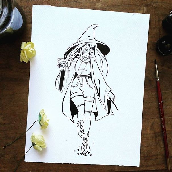 I Create Magical And Whimsical Ink Illustrations (30 Pics)