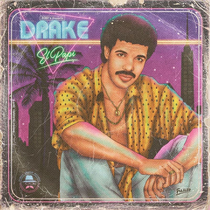 Artist Imagines Famous Pop Culture Stars With Retro &#8217;80s Album Covers