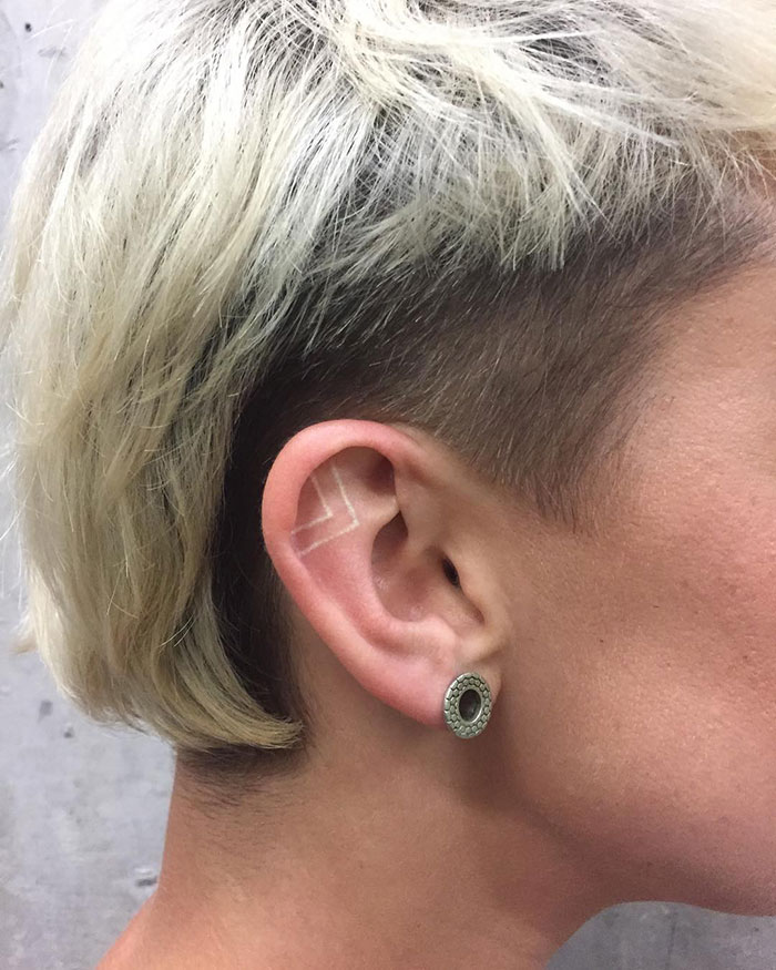 30 White Tattoo Designs That Look Like Magic Runes