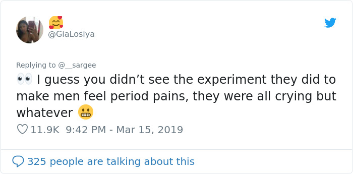 Man Says Women Should Stop Complaining About Period Pain Unless They Know What A Scraped Knee Pain Feels Like, Gets Shut Down