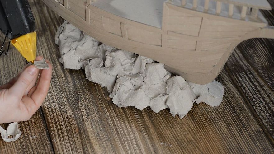 I Made A Pirate Ship Using Pizza Boxes I Made A Pirate Ship Using Pizza Boxes