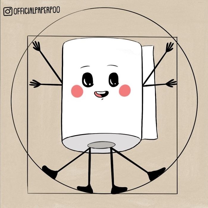 Toilet Paper Re-Imagined As Famous Characters Toilet Paper Re-Imagined As Famous Characters