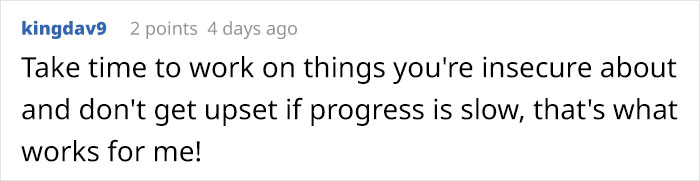 Guy Asks For Tips On How To Turn Self-Hate Into Confidence And Someone Responds With Five-Step Guide