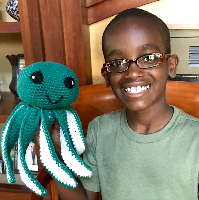 This 11-Year-Old Boy Learned To Crochet At The Of Age 5 And Is Now Called A Crocheting Prodigy