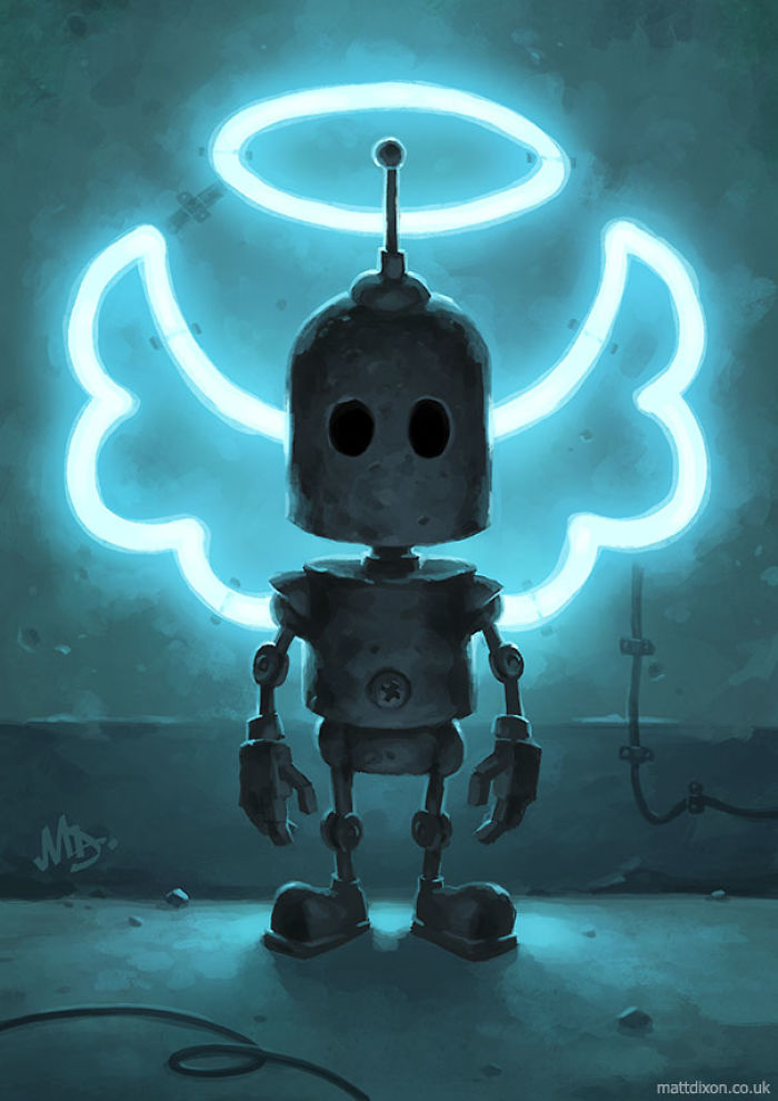 Lonely Robots Experiencing The Quiet Wonder Of The World (New Illustrations) Lonely Robots Experiencing The Quiet Wonder Of The World (New Illustrations)