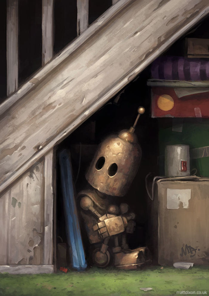 Lonely Robots Experiencing The Quiet Wonder Of The World (New Illustrations) Lonely Robots Experiencing The Quiet Wonder Of The World (New Illustrations)