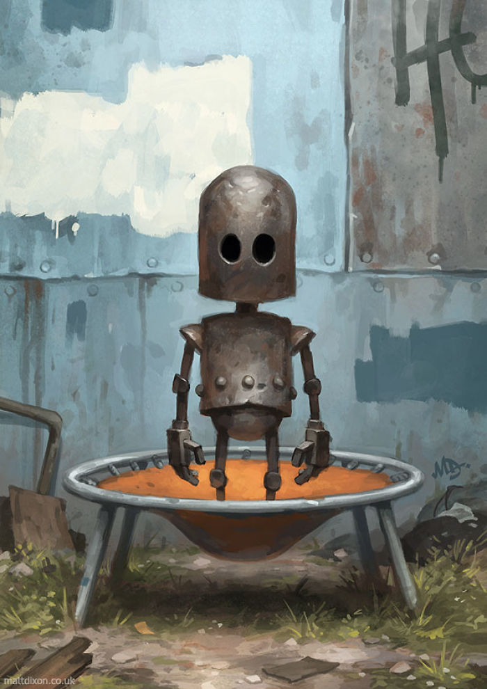 Lonely Robots Experiencing The Quiet Wonder Of The World (New Illustrations) Lonely Robots Experiencing The Quiet Wonder Of The World (New Illustrations)