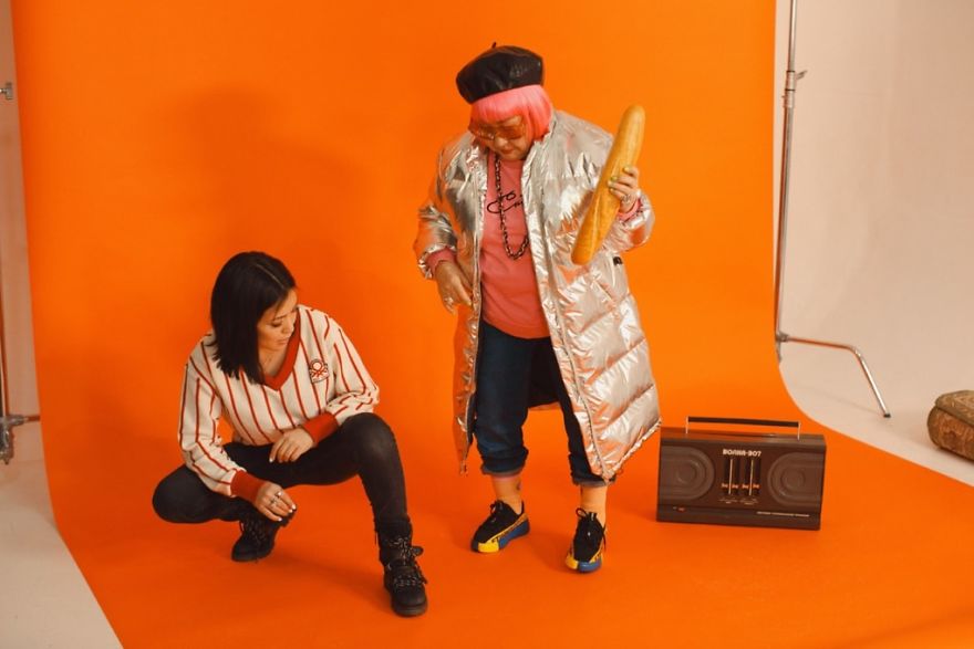 Company Creates Advertisement For Bakery With Elderly Models Posing With Their Products