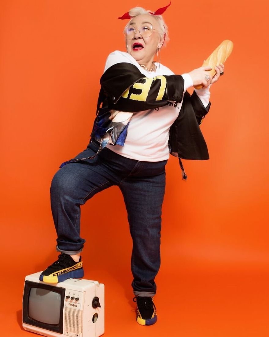 Company Creates Advertisement For Bakery With Elderly Models Posing With Their Products