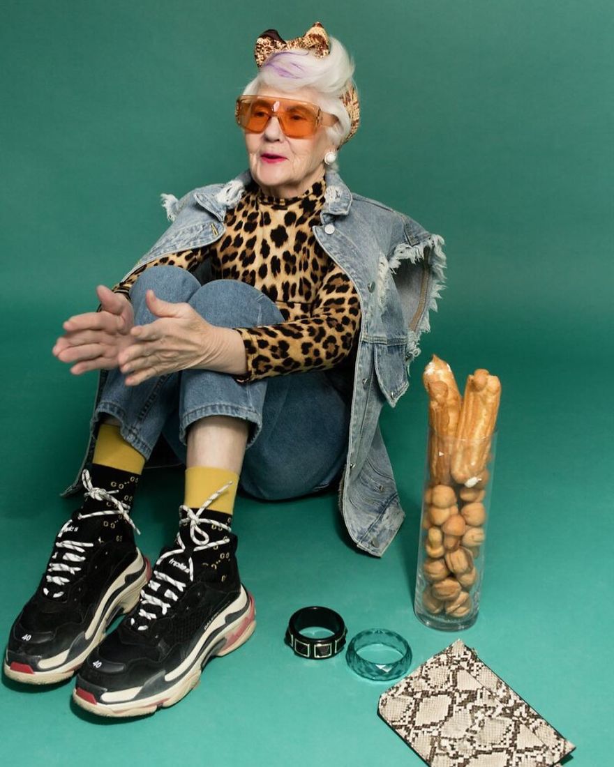 Company Creates Advertisement For Bakery With Elderly Models Posing With Their Products