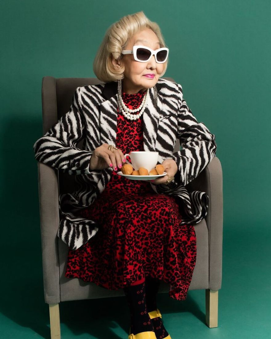 Company Creates Advertisement For Bakery With Elderly Models Posing With Their Products