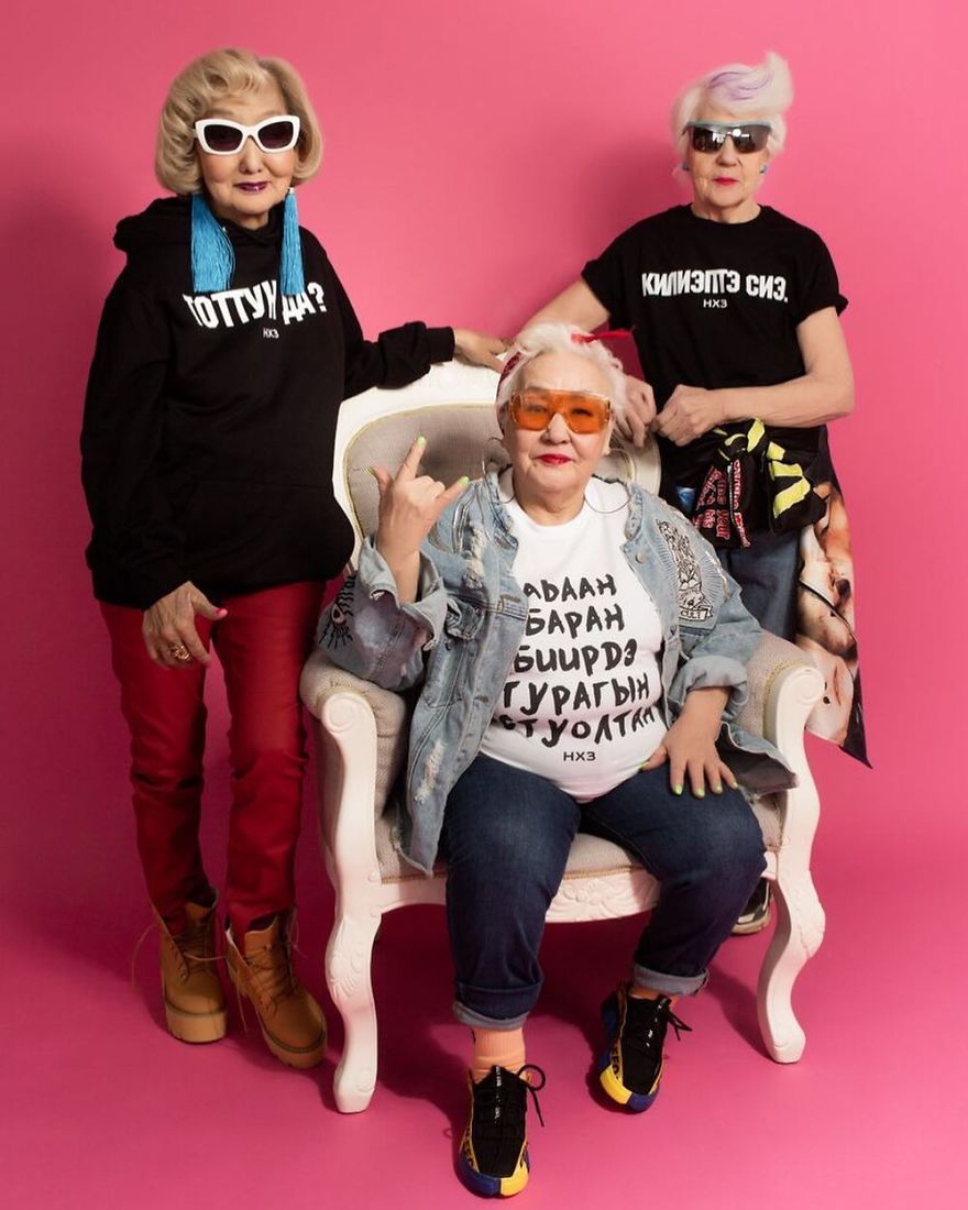 Company Creates Advertisement For Bakery With Elderly Models Posing With Their Products