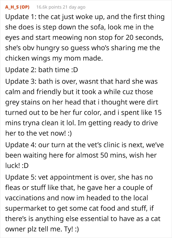 Guy Wakes Up From A Nap To A Stray Kitten Sleeping On His Stomach, Decides To Keep It