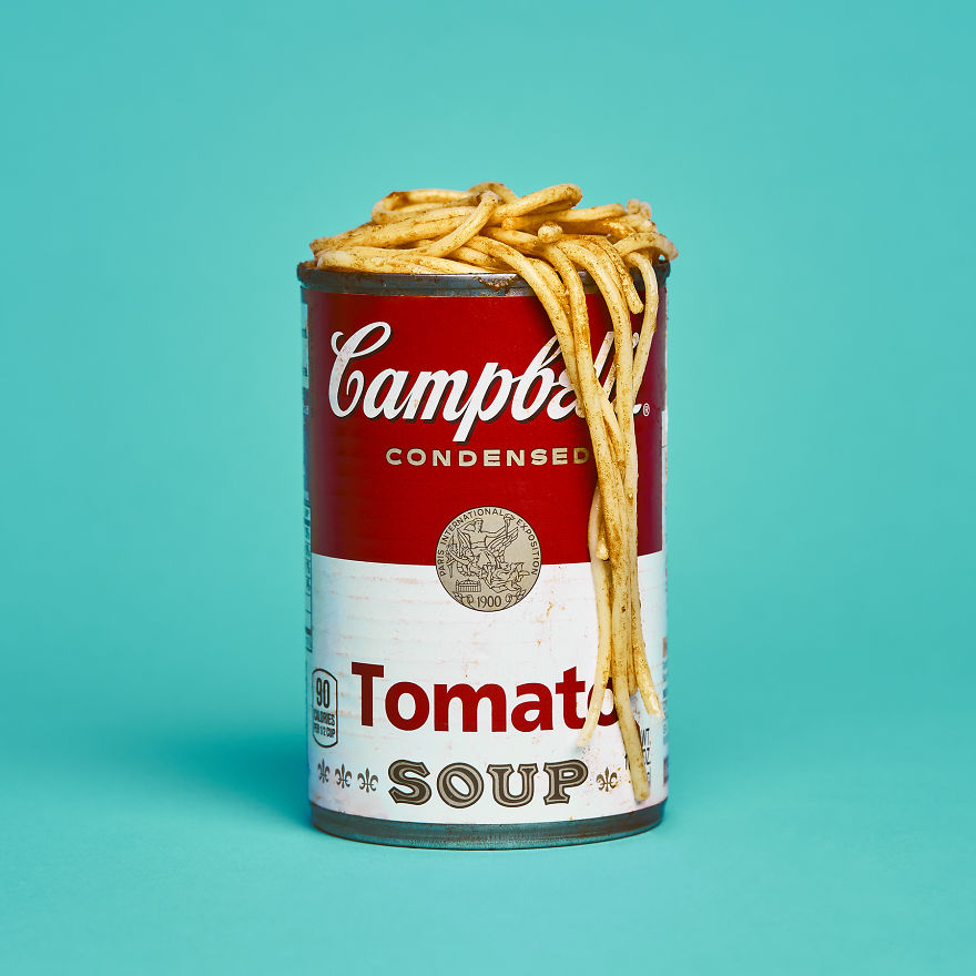 I Created A Pop Art Series Combining Spaghetti With Everyday Objects I Created A Pop Art Series Combining Spaghetti With Everyday Objects