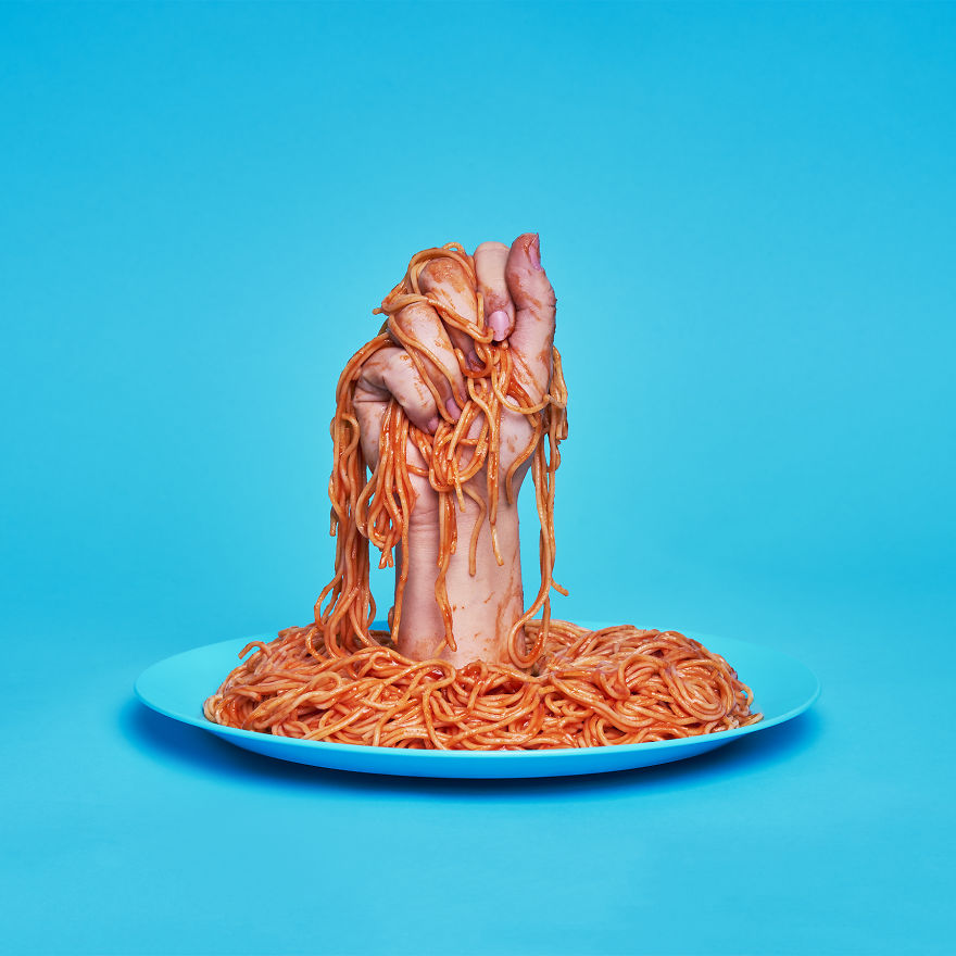 I Created A Pop Art Series Combining Spaghetti With Everyday Objects I Created A Pop Art Series Combining Spaghetti With Everyday Objects