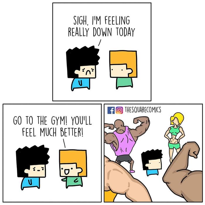 30 &#8216;Square Comics&#8217; That People With Dark Sense Of Humor Will Enjoy