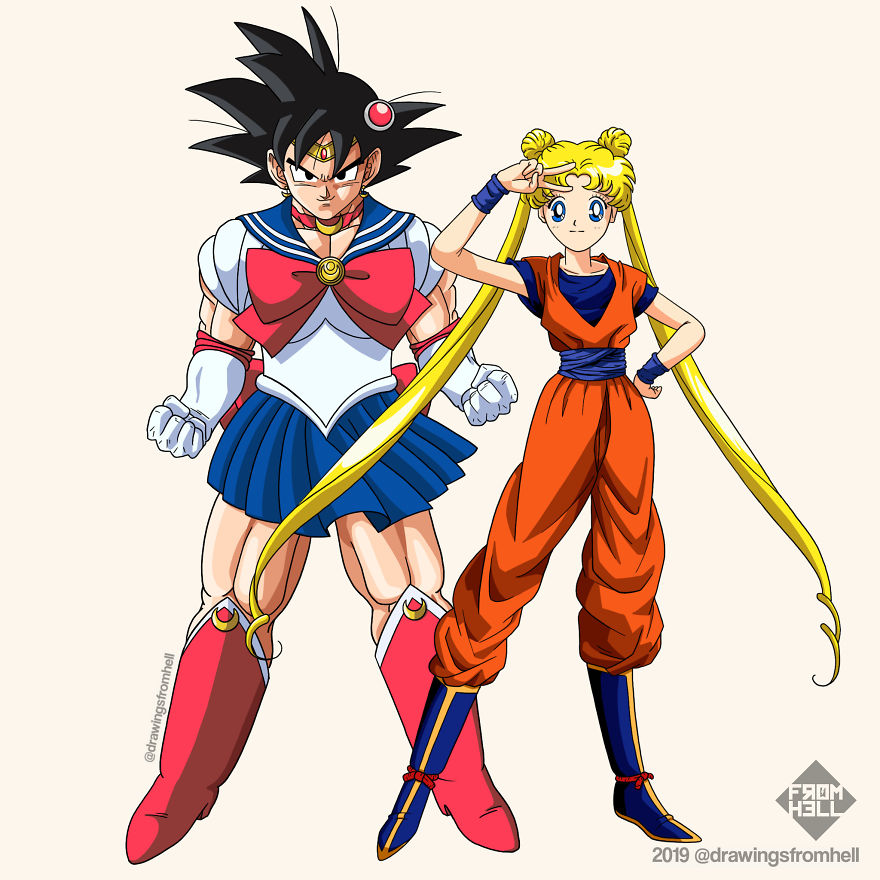 My Boyfriend Illustrated A Crossover Between Dragon Ball Z And Sailor Moon My Boyfriend Illustrated A Crossover Between Dragon Ball Z And Sailor Moon
