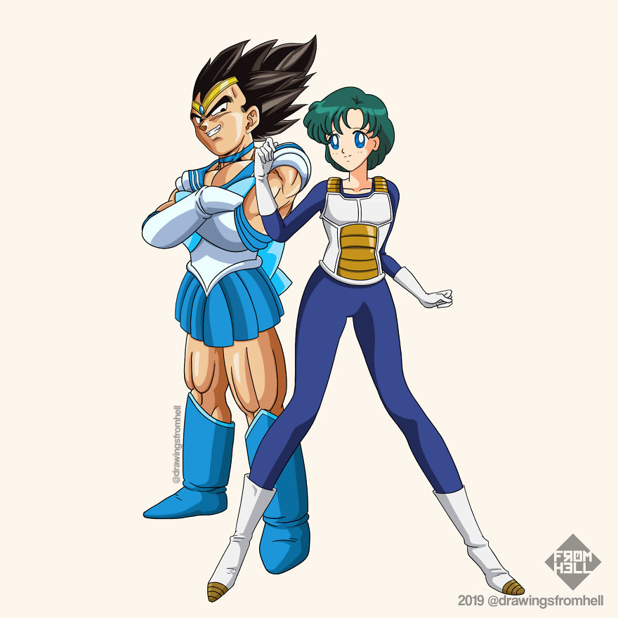 My Boyfriend Illustrated A Crossover Between Dragon Ball Z And Sailor Moon My Boyfriend Illustrated A Crossover Between Dragon Ball Z And Sailor Moon