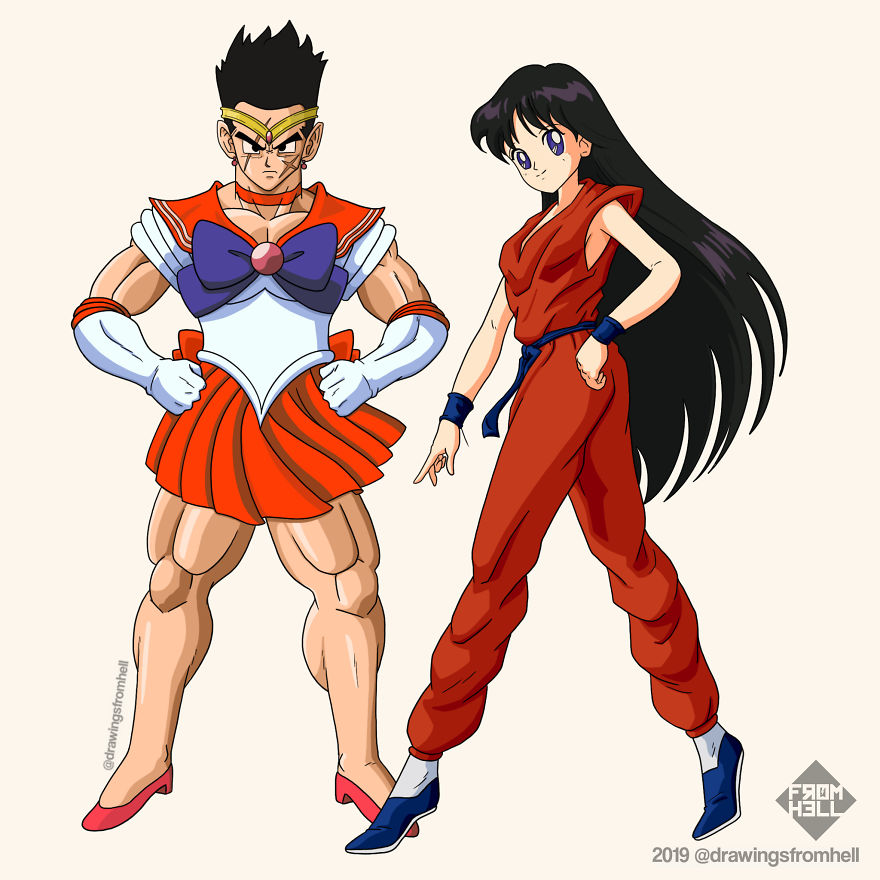 My Boyfriend Illustrated A Crossover Between Dragon Ball Z And Sailor Moon My Boyfriend Illustrated A Crossover Between Dragon Ball Z And Sailor Moon