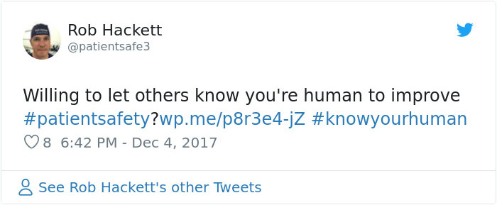 One Doctor’s ‘Awkward’ Decision To Write His Name On His Scrub Cap Is Changing Safety In Hospitals Around The World One Doctor’s ‘Awkward’ Decision To Write His Name On His Scrub Cap Is Changing Safety In Hospitals Around The World