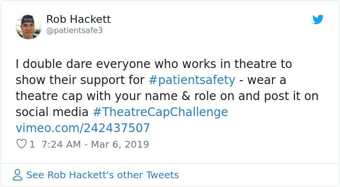 One Doctor’s ‘Awkward’ Decision To Write His Name On His Scrub Cap Is Changing Safety In Hospitals Around The World One Doctor’s ‘Awkward’ Decision To Write His Name On His Scrub Cap Is Changing Safety In Hospitals Around The World