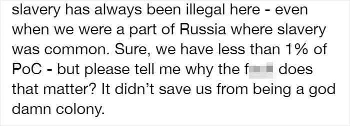 Someone Blames Finland’s Success On Being ‘All White’ And Colonialist, Gets Shut Down With A History Lesson Someone Blames Finland’s Success On Being ‘All White’ And Colonialist, Gets Shut Down With A History Lesson