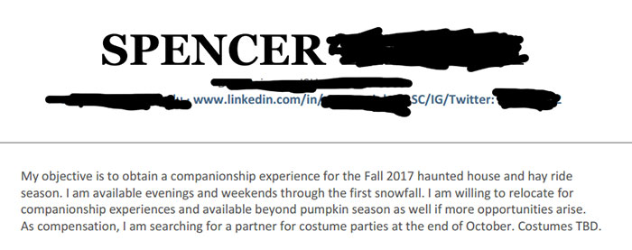Girl Is Looking For A ‘Fall Companion’ On Tinder And This Guy Won Her Over By Sending An Extensive Resume Girl Is Looking For A ‘Fall Companion’ On Tinder And This Guy Won Her Over By Sending An Extensive Resume