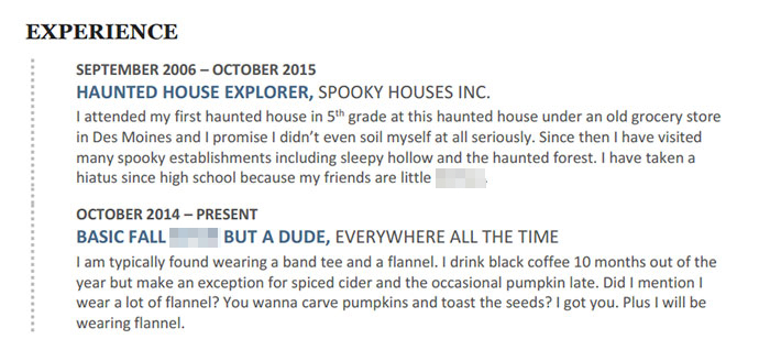 Girl Is Looking For A ‘Fall Companion’ On Tinder And This Guy Won Her Over By Sending An Extensive Resume Girl Is Looking For A ‘Fall Companion’ On Tinder And This Guy Won Her Over By Sending An Extensive Resume