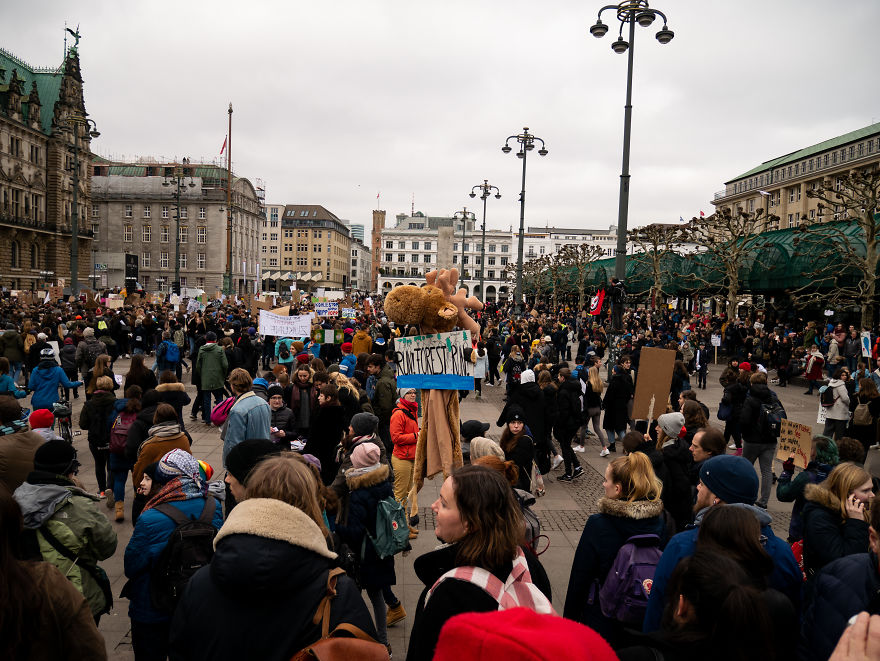 My Photo Report From The School Strike On March In Hamburg