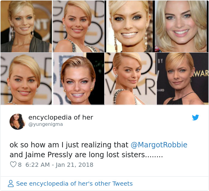 Margot Robbie And Jaime Pressly Look So Similar, Their Fans Are Shocked