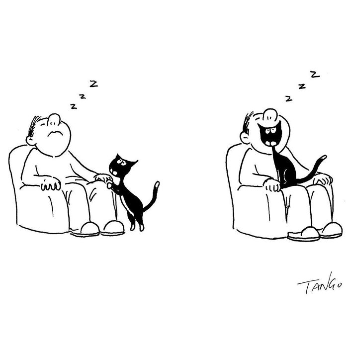 30 Hilarious Comics With A Clever Twist By Tango Gao (New Pics) 30 Hilarious Comics With A Clever Twist By Tango Gao (New Pics)