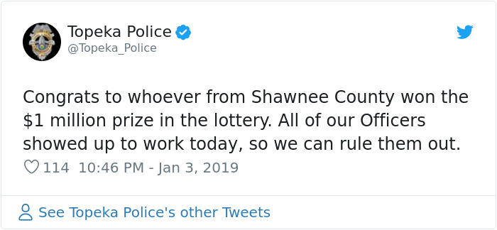 26 Criminally Funny Tweets By The Kansas Police Departments 26 Criminally Funny Tweets By The Kansas Police Departments