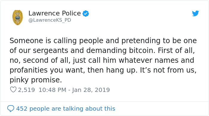 26 Criminally Funny Tweets By The Kansas Police Departments 26 Criminally Funny Tweets By The Kansas Police Departments