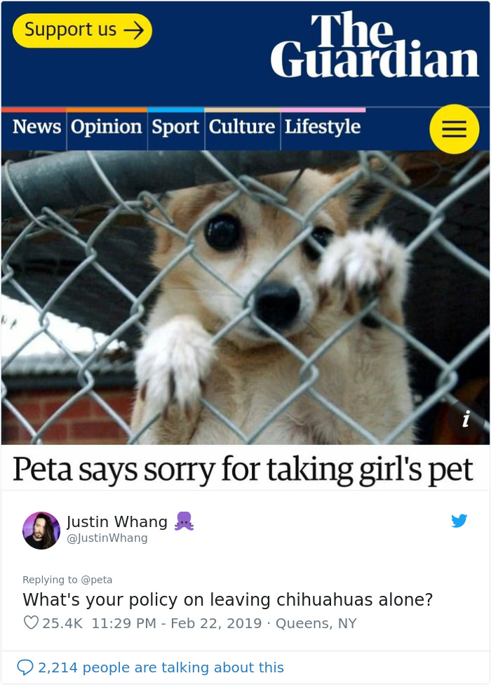 30 Ways People Destroyed PETA For Criticizing Steve Irwin 30 Ways People Destroyed PETA For Criticizing Steve Irwin