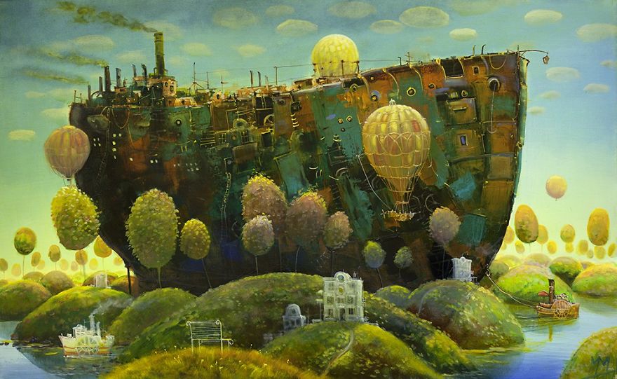 My 21 Oil Paintings Of Fantasy Ships My 21 Oil Paintings Of Fantasy Ships