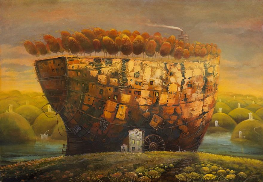 My 21 Oil Paintings Of Fantasy Ships My 21 Oil Paintings Of Fantasy Ships