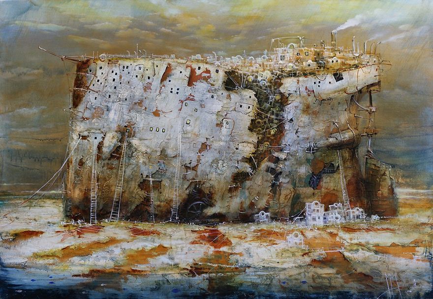 My 21 Oil Paintings Of Fantasy Ships My 21 Oil Paintings Of Fantasy Ships