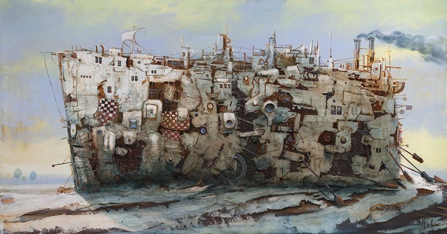 My 21 Oil Paintings Of Fantasy Ships My 21 Oil Paintings Of Fantasy Ships