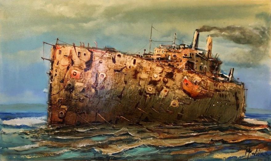 My 21 Oil Paintings Of Fantasy Ships My 21 Oil Paintings Of Fantasy Ships