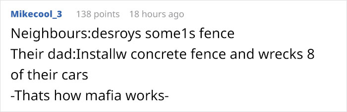 Neighbors Kept Running Over This Family’s Fence, So Dad Replaces It With Concrete And Wrecks 8 Of Their Cars Neighbors Kept Running Over This Family’s Fence, So Dad Replaces It With Concrete And Wrecks 8 Of Their Cars