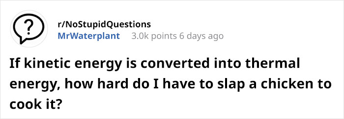 Physics Major Calculates How Hard You Have To Slap Chicken To Cook It And People React With Hilarious Memes Physics Major Calculates How Hard You Have To Slap Chicken To Cook It And People React With Hilarious Memes