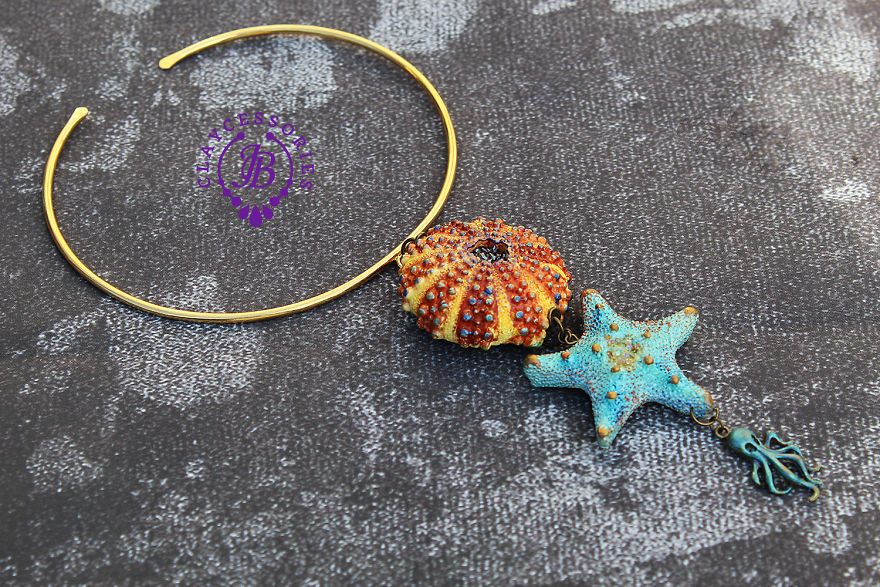 Colorful Seashells From Polymer Clay Colorful Seashells From Polymer Clay