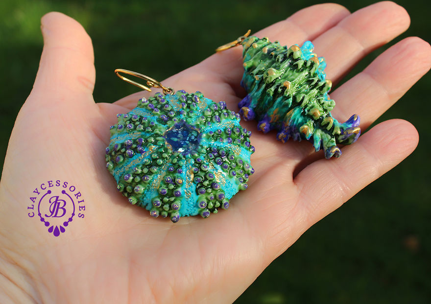 Colorful Seashells From Polymer Clay Colorful Seashells From Polymer Clay