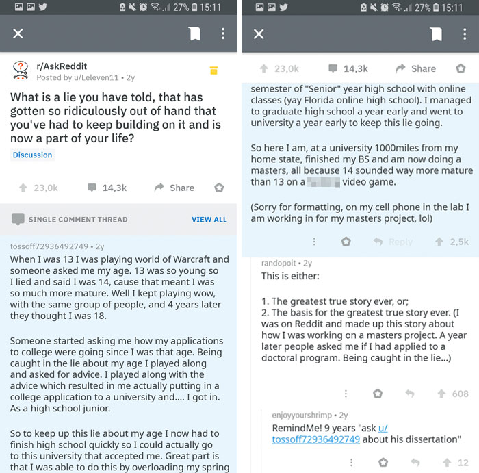 13-Year-Old World Of Warcraft Fan Lies To Other Gamers He’s 14, 4 Years Later Has To Go To College Because Of It 13-Year-Old World Of Warcraft Fan Lies To Other Gamers He’s 14, 4 Years Later Has To Go To College Because Of It