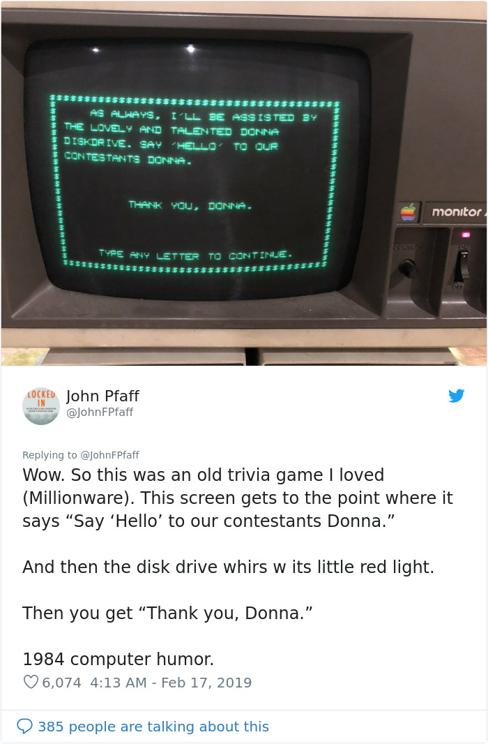 Man Finds A Computer That He Used 35 Years Ago, And It Sill Has A Game He Saved Man Finds A Computer That He Used 35 Years Ago, And It Sill Has A Game He Saved